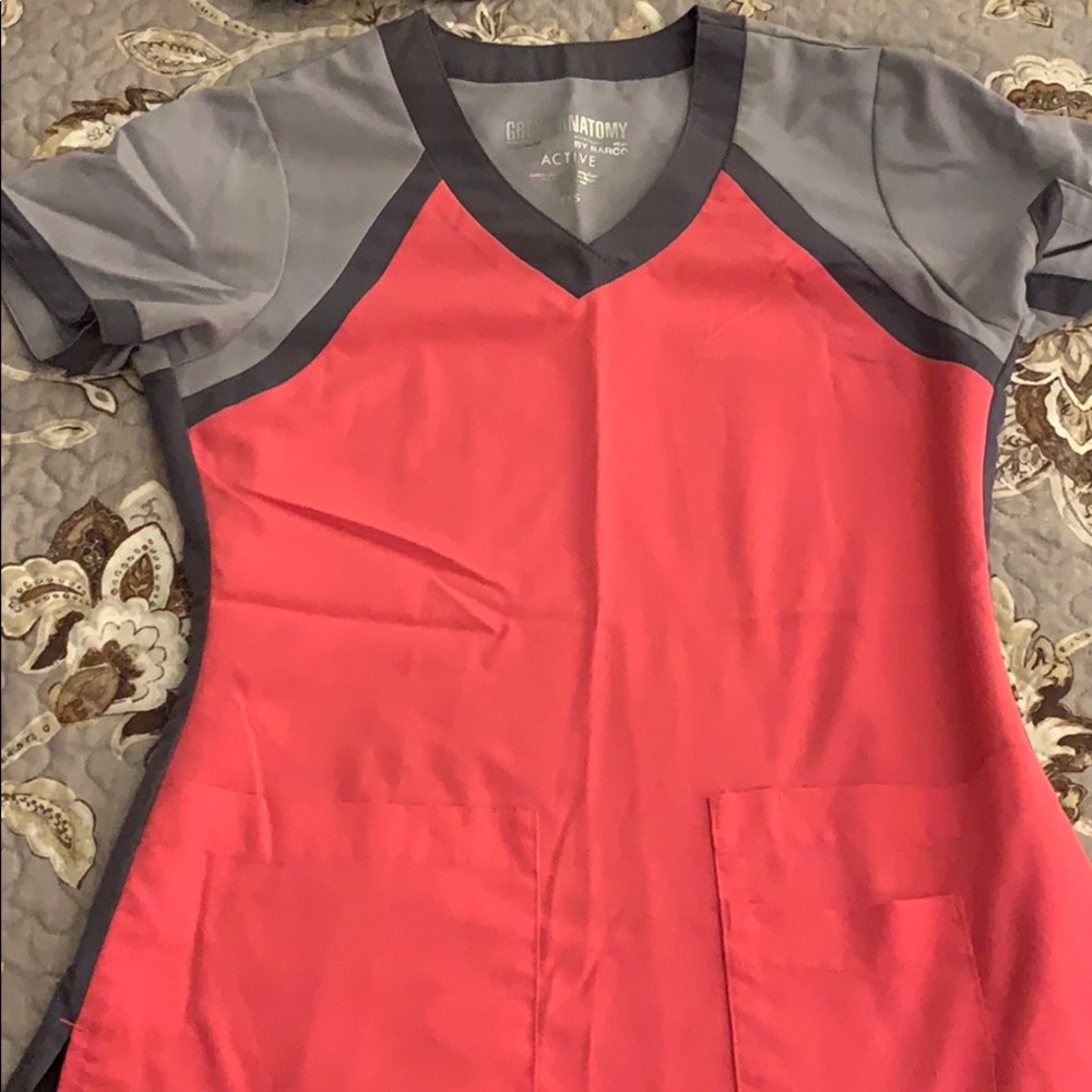 Grey’s Anatomy women’s scrub top, XXS